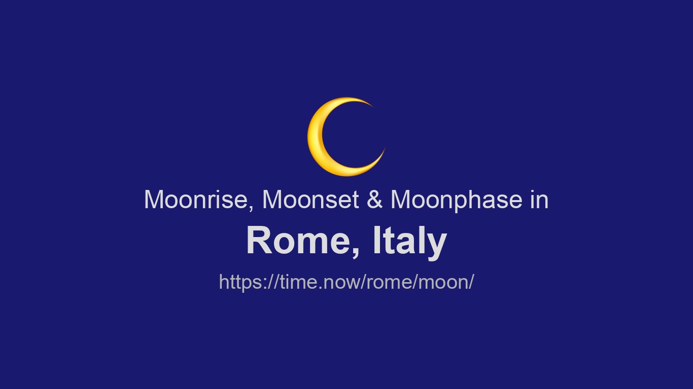 September Moon Rome Moonrise, Moonset & Moon Phases in Rome | TimeRight.now
