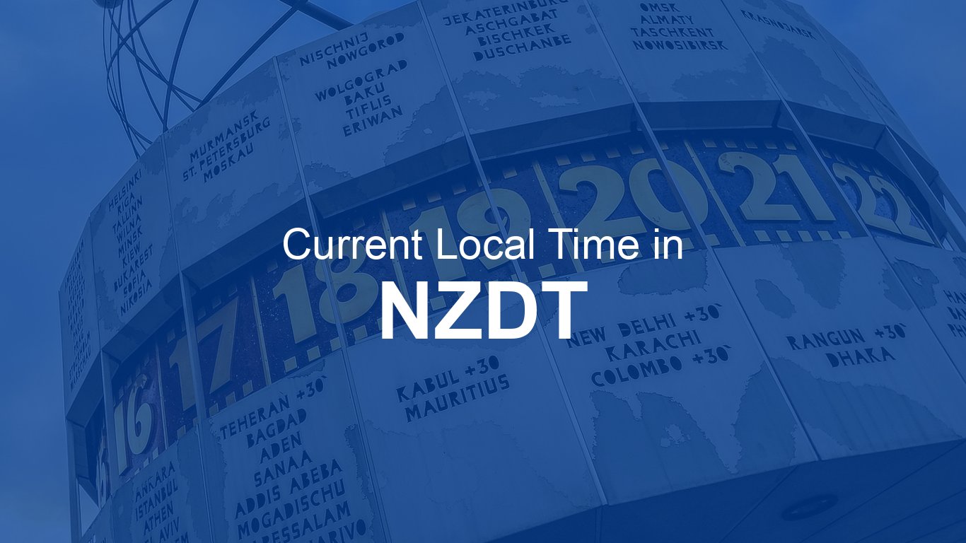 See Time Time in NZDT (New Zealand Daylight Time) | Time.so