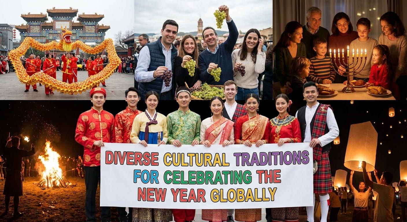 Diverse Cultural Traditions For Celebrating The New Year Globally