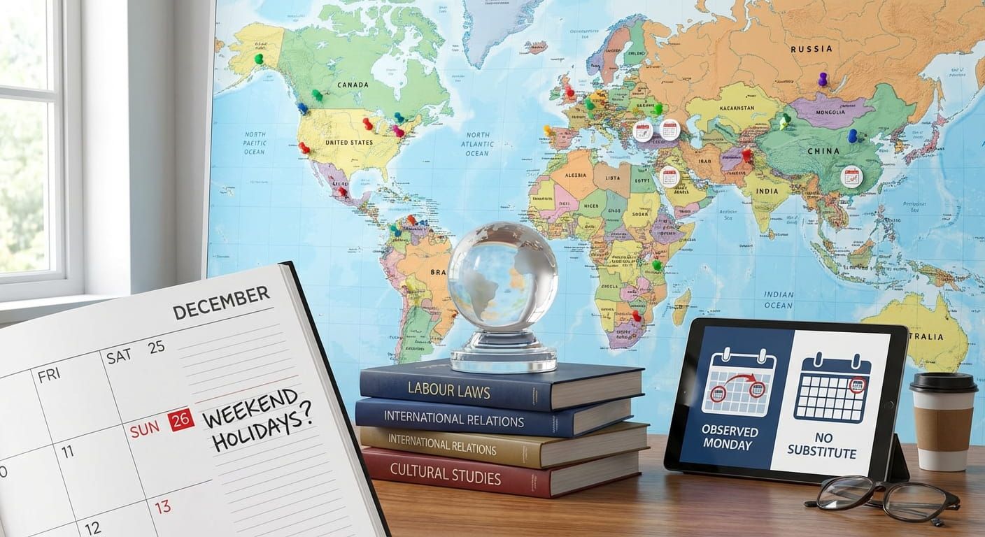 Global Rules For Observing Public Holidays That Fall On Weekends