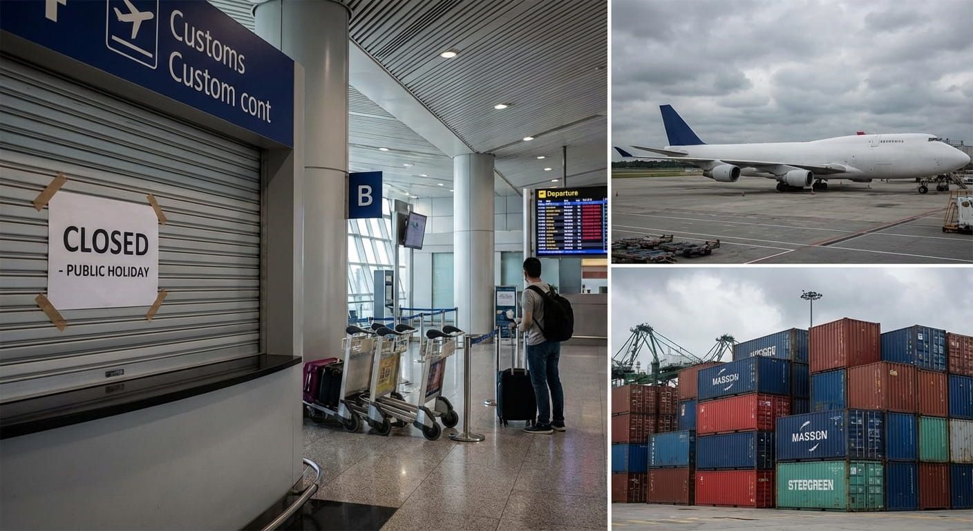 Impact Of Public Holiday Closures On International Travel And Logistics