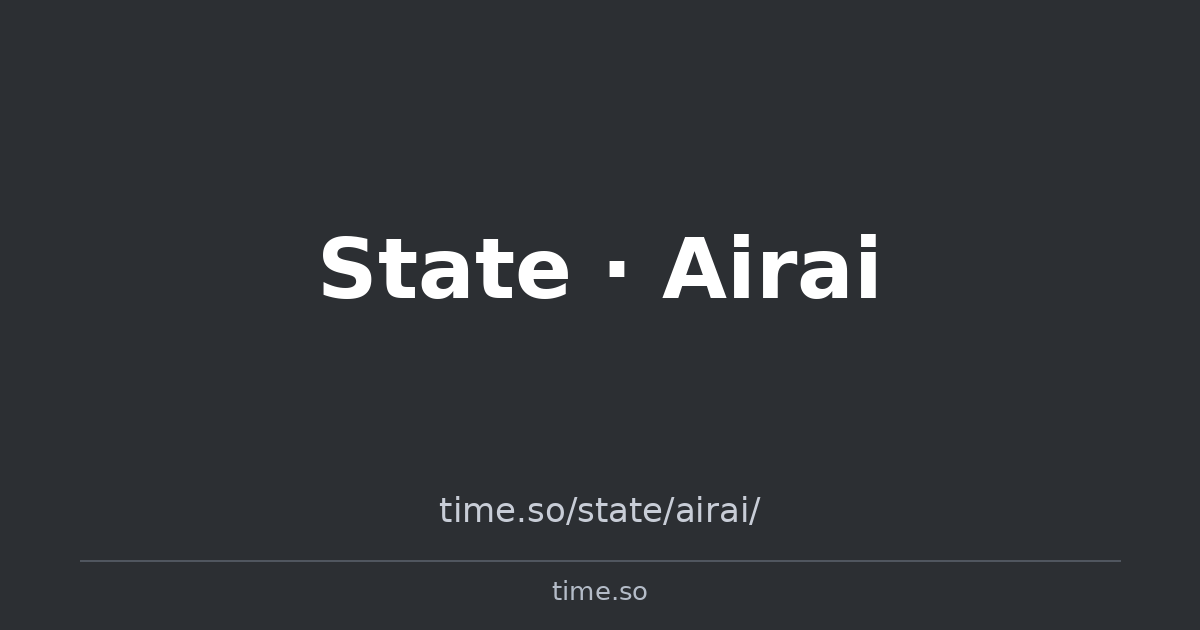 Time Now in Airai, Palau | Time.so